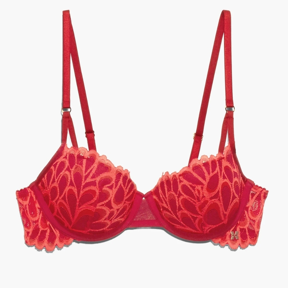 Savage X Fenty Savage Not Sorry Lightly Lined Lace Balconette Bra